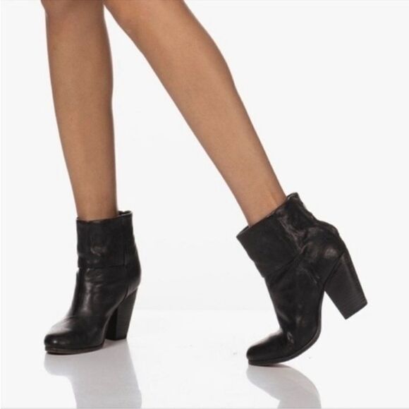 NWOB Rag & Bone Classic Newbury Ankle Boot Black - Picture 2 of 12